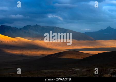 fotografia paesaggistica di pianure deosai a skardu, gilgit baltistan. Foto Stock