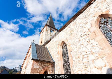Altaussee: chiesa Altaussee in Ausseerland-Salzkammergut, Steiermark, Stiria, Austria Foto Stock