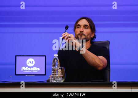 Juan roman riquelme y Martinez en Boca Juniors Foto Stock
