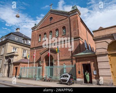 Sankt Ansgars Kirke (Cattedrale di Sant'Ansgar) è una chiesa cattolica romana a Copenaghen, Danimarca Foto Stock