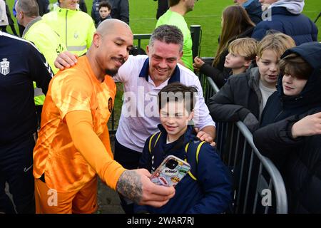 HAARLEM - l'ex internazionale Nigel de Jong dopo il tradizionale incontro di Capodanno con gli ex internazionali della squadra maschile olandese al Royal HFC. ANP OLAF KRAAK paesi bassi fuori - belgio fuori Foto Stock