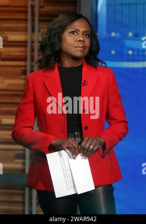 NEW YORK, NY- 5 GENNAIO: Deborah Roberts sul set di Good Morning America il 5 gennaio 2023 a New York City. Copyright: XRWx Foto Stock