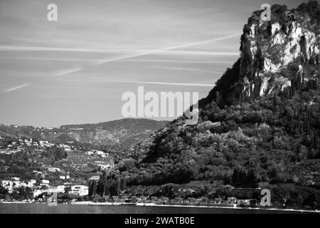 Vista su la Rocca di Garda, Italia Foto Stock