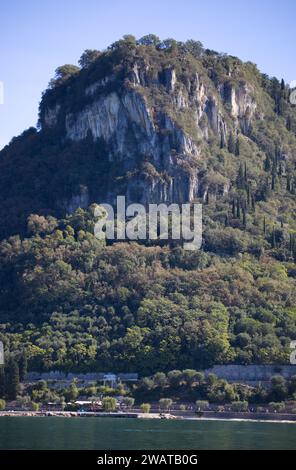 Vista su la Rocca di Garda, Italia Foto Stock