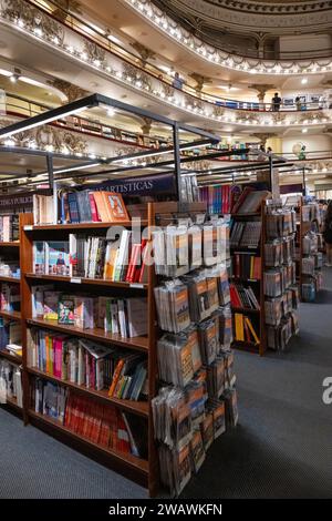 El Ateneo Grand Splendid Bookshop, Buenos Aires, Argentina. Votata costantemente come una delle librerie più belle del mondo. Foto Stock