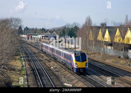 Il 10 febbraio 2006, a West Drayton, una prima unità diesel Coradia 180, numero 180114. Foto Stock