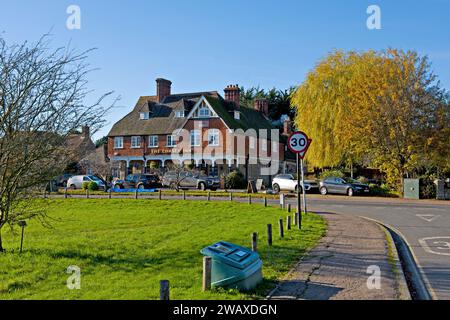 Il Chaser Inn, situato nel villaggio Kentish di Shipbourne Foto Stock