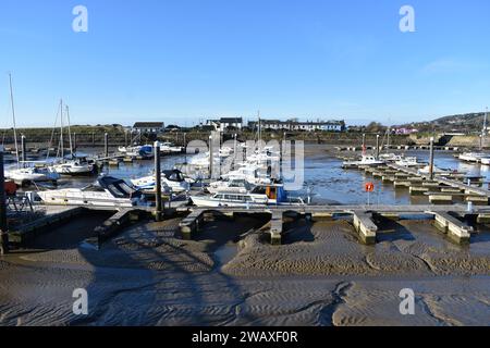 Burry Port Harbour, Burry Port, Carmarthenshire, Galles Foto Stock