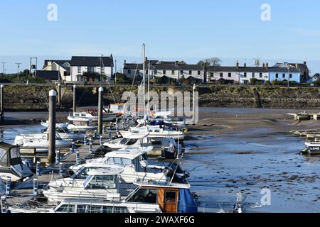 Burry Port Harbour, Burry Port, Carmarthenshire, Galles Foto Stock