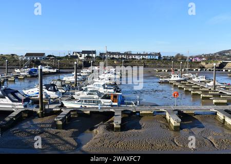 Burry Port Harbour, Burry Port, Carmarthenshire, Galles Foto Stock