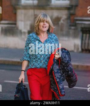 Londra, Inghilterra, Regno Unito. 7 gennaio 2024. RACHEL JOHNSON è vista a Westminster mentre appare domenica mattina su Sky News. (Immagine di credito: © Tayfun salci/ZUMA Press Wire) SOLO USO EDITORIALE! Non per USO commerciale! Crediti: ZUMA Press, Inc./Alamy Live News Foto Stock