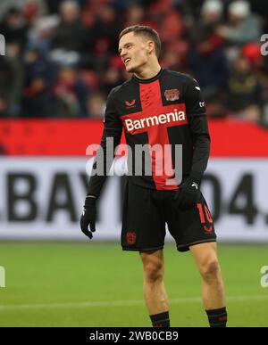 Leverkusen, Deutschland. 7 gennaio 2024. Florian Wirtz (Bayer), Leverkusen, Deutschland, 07.01.2024, Testspiel, Bayer 04 Leverkusen - Venezia FC. Credito: Juergen Schwarz/Alamy Live News Foto Stock