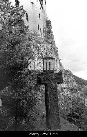Castello di Bran (a volte chiamato Dracula), al confine con la Transilvania, Romania Foto Stock