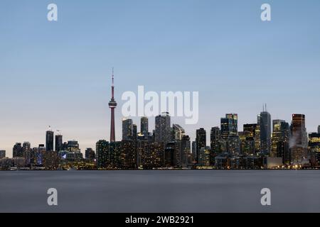 Lo skyline di Toronto, Ontario, Canada Foto Stock