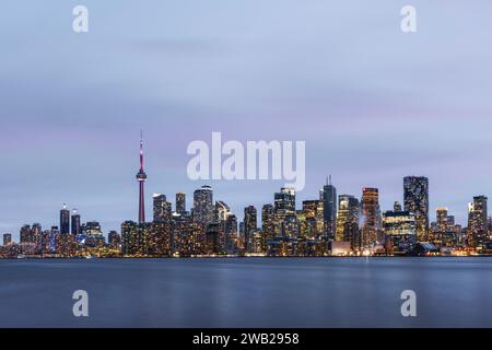 Lo skyline di Toronto, Ontario, Canada Foto Stock