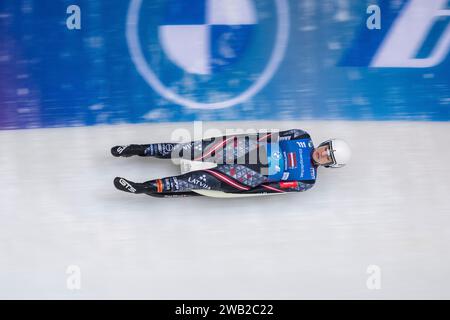 Winterberg, Deutschland. 7 gennaio 2024, Team Staffel, Eberspächer Luge World Cup 2023/204 Winterberg (GER), 7. Januar 2024, Winterberg/Nordrhein-Westfalen/Deutschland, foto: Eibner/Socher Credit: dpa/Alamy Live News Foto Stock