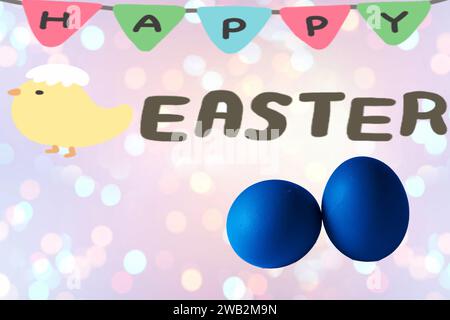 Desideri, Pasqua, sfondo, colori, motivo, primavera, bellezza, grafica, disegno, artistico, buona Pasqua, Foto Stock