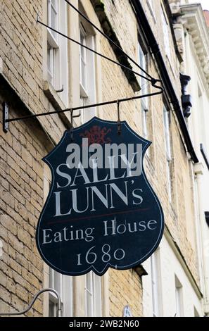 Sally Lunn's Eating House, Bath, Somerset. Foto Stock