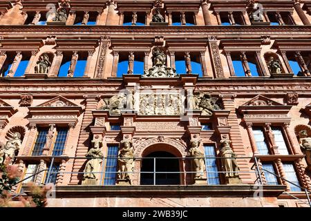 Castello di Heidelberg, ala Friedrich, Museo della Farmacia della Germania, Heidelberg, Baden Wurttemberg, Germania Foto Stock