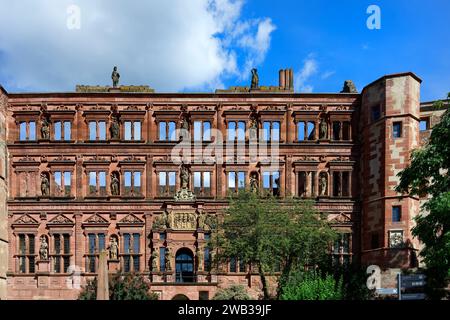 Castello di Heidelberg, ala Friedrich, Museo della Farmacia della Germania, Heidelberg, Baden Wurttemberg, Germania Foto Stock
