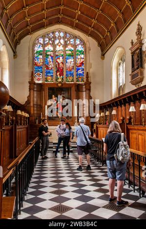Regno Unito, Inghilterra, Oxfordshire, Oxford, Merton Street, Corpus Christi College, Cappella Foto Stock