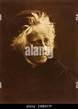 Sir John Herschel (1792-1871). Julia Margaret Cameron. 1867. Stampa di albumi da un collodion umido negativo. Foto Stock