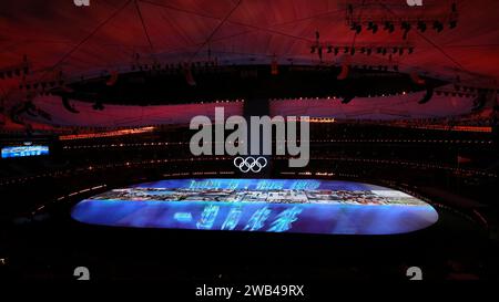 4 FEBBRAIO 2022 - Pechino, Cina: Cerimonia di apertura dei Giochi Olimpici invernali di Pechino 2022 (foto: Mickael Chavet/RX) Foto Stock