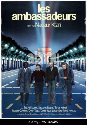 Les Ambassadeurs anno : 1977 Tunisia / Libia / Francia Direttore: Naceur Ktari poster francese Foto Stock