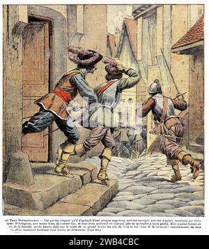 I tre moschettieri (francese: Les Trois Mousquetaires), collezione privata Alexandre Dumas del XIX secolo Foto Stock