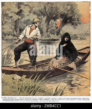 I tre moschettieri (francese: Les Trois Mousquetaires), collezione privata Alexandre Dumas del XIX secolo Foto Stock