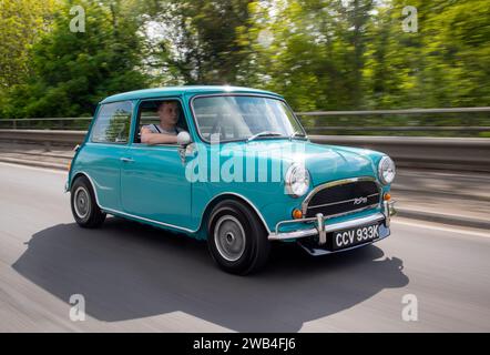 Oselli 1972 Mini classica auto britannica sovralimentata Foto Stock