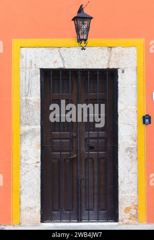 Porta vecchia, Merida Messico Foto Stock