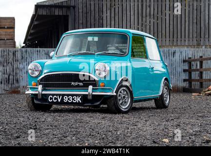 Oselli 1972 Mini classica auto britannica sovralimentata Foto Stock