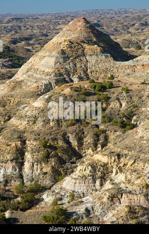 Terry Badlands dalla vista panoramica si affacciano, Terry Badlands Wilderness Area Studio, Montana Foto Stock