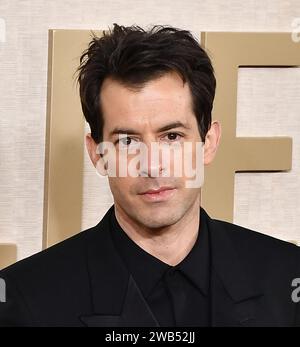 Beverly Hills, USA. 8 gennaio 2024. Mark Ronson partecipa al 81° Annual Golden Globe Awards al Beverly Hilton il 7 gennaio 2024 a Beverly Hills, California. Foto: Casey Flanigan/imageSPACE credito: Imagespace/Alamy Live News Foto Stock