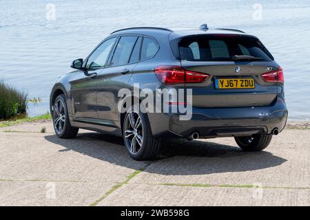 2018 BMW X1 25d SUV più piccolo Family car Foto Stock