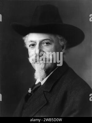 Buffalo Bill, William Cody, William Frederick Cody (1846 – 1917), noto come Buffalo Bill, soldato americano, cacciatore di bisonti e showman. Foto Stock