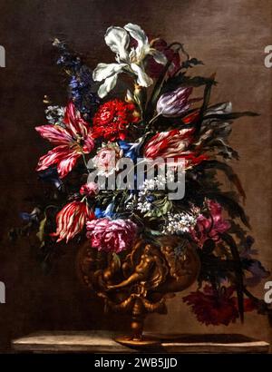 (Narbonne) Fleurs dans un vase 840.9.1 - Jean-Baptiste Monnoyer Foto Stock