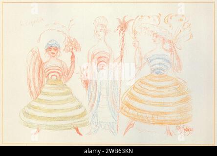 18) de schelpen (uit- la Gamme d'Amour), James Ensor, Mu.ZEE Ostende, SM001767. Foto Stock