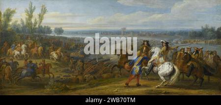 Adam Frans van der Meulen - l'attraversamento del Reno (12 giugno 1672). Foto Stock