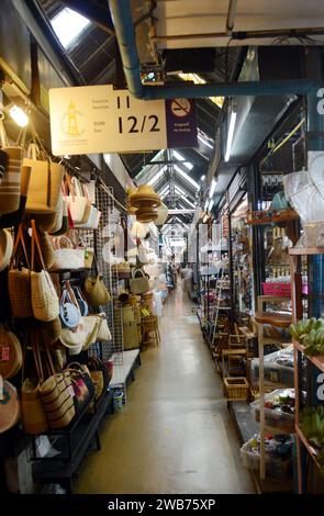 Il vivace e colorato mercato del fine settimana di Chatuchak a Bangkok, Thailandia. Foto Stock