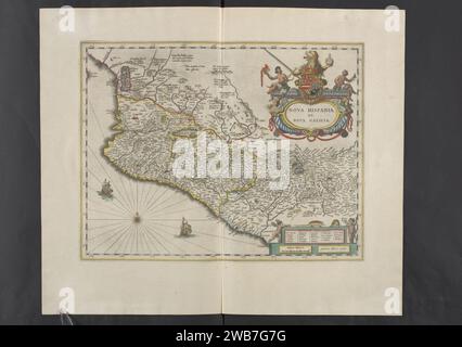 Nova Hispania et Nova Galicia - Atlas Maior, vol 12, mappa 6 - Joan Blaeu, 1667 Foto Stock