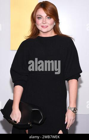 New York, USA. 8 gennaio 2024. Samantha Barry partecipa alla prima mondiale "Lift" di Netflix al Jazz Center, New York, New York, 8 gennaio 2024. (Foto di Anthony Behar/Sipa USA) credito: SIPA USA/Alamy Live News Foto Stock