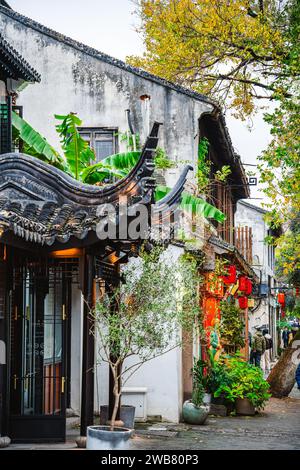 Suzhou Streetscape, Cina Foto Stock