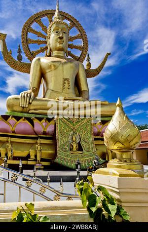 Grande statua del Buddha, Bo Phut, Ko Samui, Thailandia Foto Stock