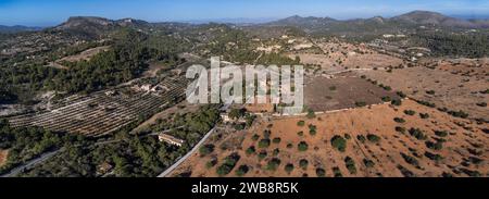 Strada sa Mola e capolinea regionale Manacor, Maiorca, Isole Baleari, Spagna Foto Stock