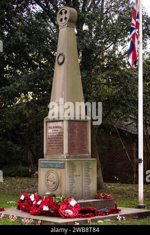 Newhaven, 6 gennaio 2024: War Memorial Green Foto Stock