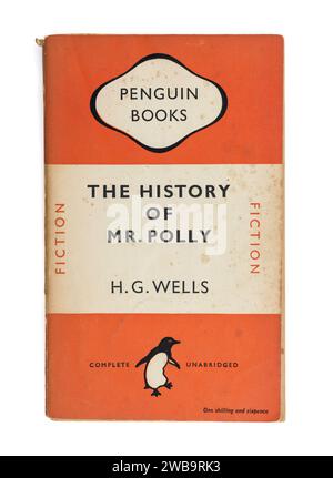 Copertina della vecchia edizione cartacea dei pinguini di The History of Mr Polly di HG Wells Foto Stock