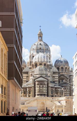 Cattedrale di Marsiglia, Marsiglia, Francia. Foto Stock