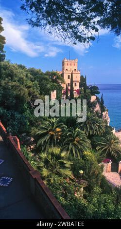 Finale Ligure - il Castelletto . Foto Stock